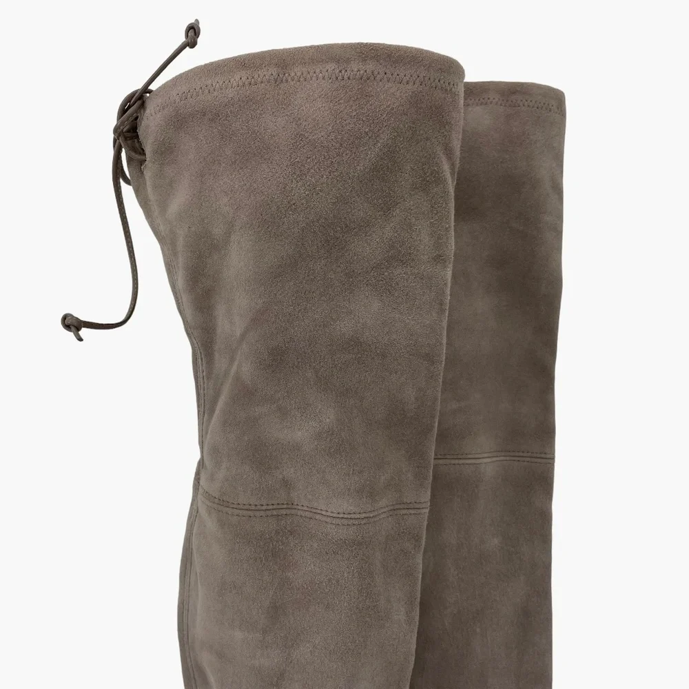 Stuart Weitzman Gray Suede Highland‎ Boot